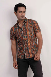 Men Short Sleeve Shirt (Multi Printed)